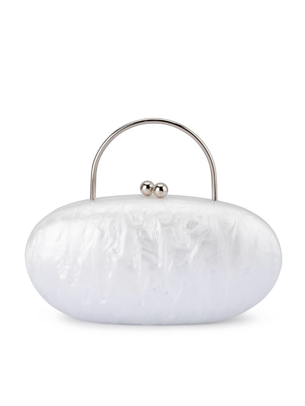 Olga Berg Imelda top handle bag in white